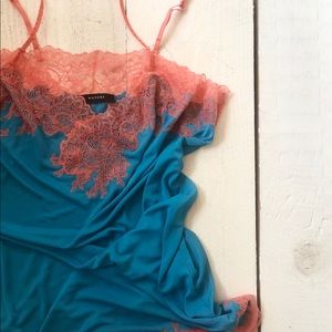 Natori lace super soft slip/nightgown